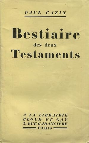 Seller image for Bestiaire des deux Testaments for sale by Bloody Bulga