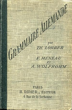 Seller image for Grammaire allemande for sale by Bloody Bulga