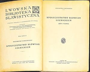 Imagen del vendedor de SpoleczeSpoleczenstwo Slowian Lechickich : (rd i plemie) a la venta por Librairie Lettres Slaves - Francis