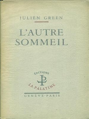Seller image for L'autre sommeil for sale by Librodifaccia