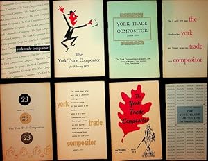 A group of 15 issues of the York Trade Compositor, in house organ and marketing serial