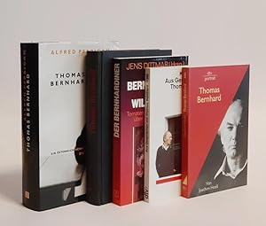 5 Bände Konvolut Sekundärliteratur zu Thomas Bernhard.