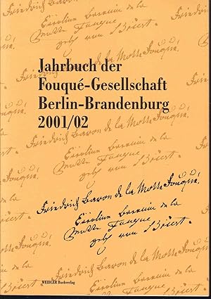 Bild des Verkufers fr Jahrbuch der Fouque-Gesellschaft Berlin-Brandenburg 2001/02 zum Verkauf von Graphem. Kunst- und Buchantiquariat