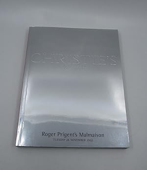 Roger Prigment's Malmaison: Tuesday 26 November 2002 (Christie's)