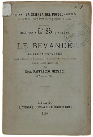 LE BEVANDE. Lettura popolare.: