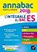 Seller image for L'intgrale Du Bac Es 2018 : Maths, Ses, Histoire Go, Philosophie, Anglais, Espagnol : Sujets & Cor for sale by RECYCLIVRE