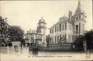 Bild des Verkufers fr Ansichtskarte / Postkarte Varenne Chennevieres Val de Marne, Chteau de ltape zum Verkauf von akpool GmbH