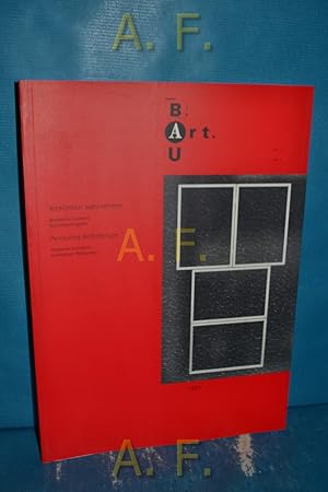 Bild des Verkufers fr Architektur wahrmehmen = Perceiving architecture. [Hrsg.: BauArt, Verein fr die Frderung von Architektur, Stdtebau und Kunst]. Margherita Krischanitz, Architekturfotogr. / Bau-Art H. 3 zum Verkauf von Antiquarische Fundgrube e.U.