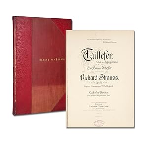 Taillefer. Ballade von L. Uhland. Für Chor, Soli und Orchester. Op. 52. Engl. Uebers. von P. Engl...