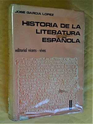 Seller image for Historia de la Literatura espaola for sale by Claudine Bouvier