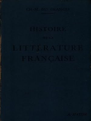 Bild des Verkufers fr Histoire de la litterature francaise zum Verkauf von Librodifaccia