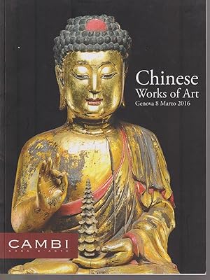 Bild des Verkufers fr Cambi asta 239/Chinese works of art/8 marzo 2016 zum Verkauf von Librodifaccia