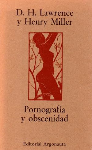 Seller image for Pornografia y obscenidad for sale by San Francisco Book Company