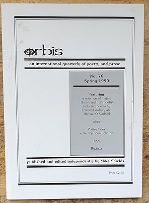 Seller image for Orbis : An International Quarterly of Poetry and Prose No.76 Spring 1990 for sale by Shore Books