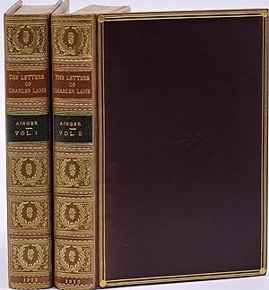 Seller image for The Letters of Charles Lamb Newly Arranged, with Additions, in Two Volumes for sale by Dale Steffey Books, ABAA, ILAB