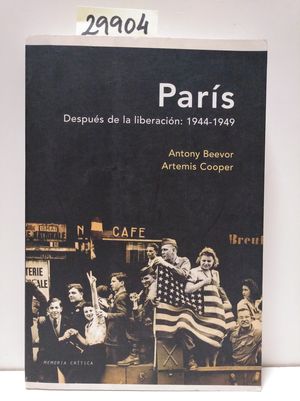 Bild des Verkufers fr PARS DESPUS DE LA LIBERACIN 1944-1949 zum Verkauf von Librera Circus