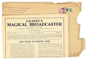 Bild des Verkufers fr Gilbert's Magical Broadcaster Vol. 1 No. 61 zum Verkauf von Quicker than the Eye