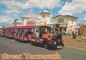 Train Passing Jim Davidson Live Poster Great Yarmouth Postcard
