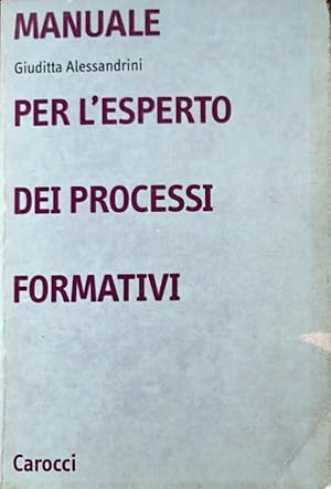 MANUALE PER L'ESPERTO DEI PROCESSI FORMATIVI