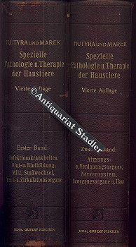 Spezielle Pathologie und Therapie der Haustiere. 2 Bände.