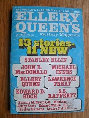 Seller image for Ellery Queen's Mystery Magazine October 1975 for sale by Scene of the Crime, ABAC, IOBA