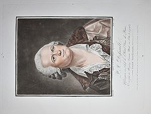 Seller image for P. J. Dessault" - Pierre-Joseph Desault (1738-1795) chirurgien surgeon Chirurg Portrait Farbaquatinta Aquatinta Aquatint aquatinte for sale by Antiquariat Steffen Vlkel GmbH