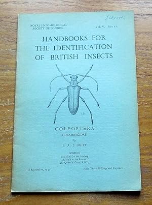 Coleoptera: Cerambycidae (Handbooks for the Identification of British Insects - Vol V, Part 12).