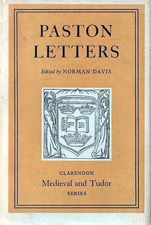 Bild des Verkufers fr Paston Letters Clarendon Medieval and Tudor series zum Verkauf von lamdha books