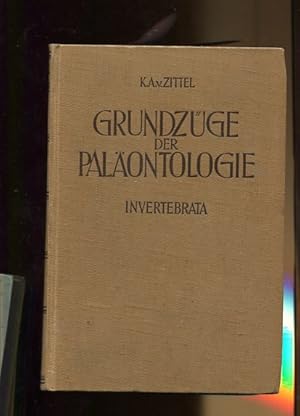 Bild des Verkufers fr Grundzge der Palontologie - 2 Bnde. I. Abteilung Invertebrata, II. Abteilung Vertebrata. zum Verkauf von Antiquariat Buchseite