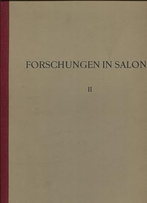 Bild des Verkufers fr Forschungen in Salona Band 2 - Der altchristliche Friedhof Marusinac. Mit 64 Abbildungen im Text, verffentlicht vom sterreichischen archologischen Institute. zum Verkauf von Antiquariat Buchseite