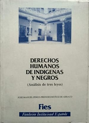 Seller image for Derechos Humanos de Indgenas y Negros (Anlisis de tres leyes). for sale by Carmichael Alonso Libros