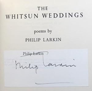 The Whitsun Weddings. Poems by.