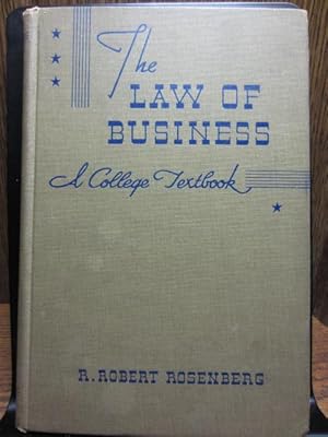 Seller image for THE LAW OF BUSINESS for sale by The Book Abyss