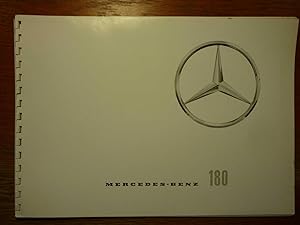 Mercedes-Benz 180 Katalog - Drucknummer P 1210 759 wohl aus dem Jahre 1959 stammend.