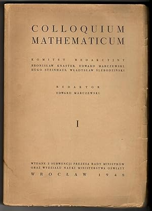 Colloquium Mathematicum. Vol. 1, 1948