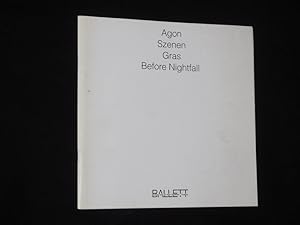 Bild des Verkufers fr Programmheft Deutsche Oper am Rhein 1994/95. Vierteiliger BALLETTABEND. Choreografie: Balanchine, Spoerli, Ek, Christe. Mit Nathalie Leger, Sandy Delasalle, Nadja Saidakova, Michael Revie; Ilja Louwen, Irek Wisniewski, Olivier Lucea, Eva Zamazalova; Alicia Olleta; Karine Seneca, Olivier Deguine, Detlev Alexander, Jiri Szczudlik zum Verkauf von Fast alles Theater! Antiquariat fr die darstellenden Knste