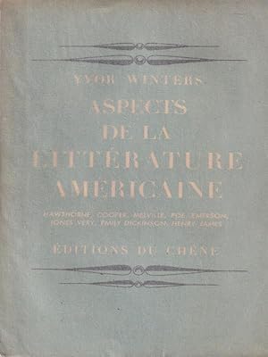 Immagine del venditore per Aspects de la litterature americaine venduto da Librodifaccia