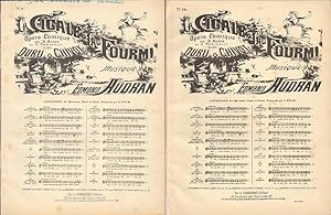 Seller image for La Cigale et La Fourmi. Opera Comique, No. 8: Ronde de Margot + No. 12: Gavotte. for sale by Antiquariat A. Suelzen