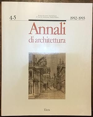 Annali di architettura 4-5 1992-1993