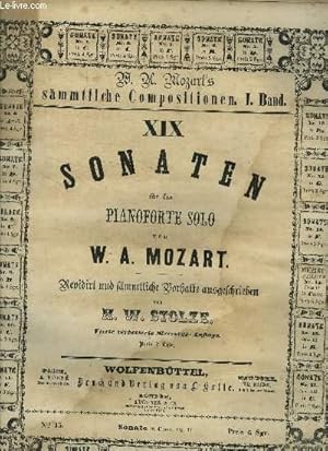 Image du vendeur pour Sonate pour piano solo- Sonaten fur das pianoforte solo N15 sonate en Omoll op.11 mis en vente par Le-Livre