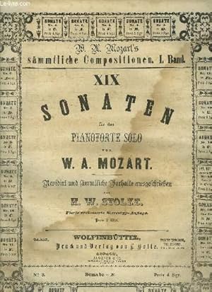 Imagen del vendedor de Sonate pour piano- Sonaten fur das pianoforte solo N3 sonate en F a la venta por Le-Livre