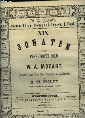 Imagen del vendedor de Sonate pour piano solo- Sonaten fur das pianoforte solo N5 sonate en D a la venta por Le-Livre
