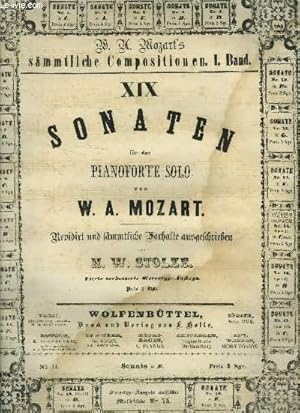 Image du vendeur pour Sonate pour piano solo- Sonaten fur das pianoforte solo N11 sonate en F mis en vente par Le-Livre