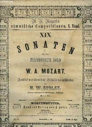 Imagen del vendedor de Sonate pour piano solo- Sonaten fur das pianoforte solo N9 sonate en B a la venta por Le-Livre