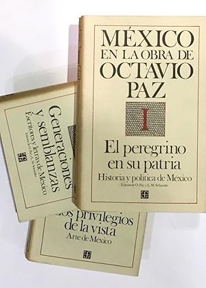 Image du vendeur pour Mxico en la obra de Octavio Paz. (vol. I, vol. II y vol. III). mis en vente par ARREBATO LIBROS