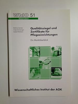 Seller image for Qualittssiegel und Zertifikate fr Pflegeeinrichtungen Ein Marktberblick for sale by Antiquariat Smock