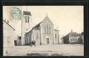 Carte postale Combs-la-Ville, L`Eglise