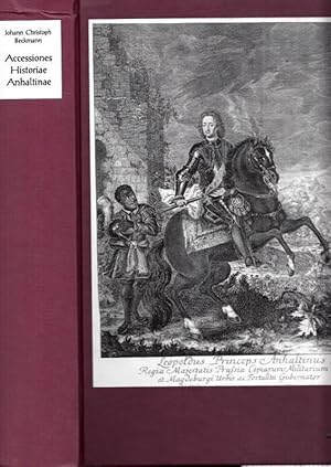Bild des Verkufers fr Accessiones Historiae Anhaltinae (= edition scriptum) zum Verkauf von Antiquariat Carl Wegner