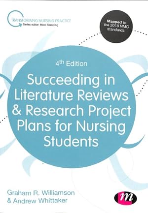 Immagine del venditore per Succeeding in Literature Reviews and Research Project Plans for Nursing Students venduto da GreatBookPrices