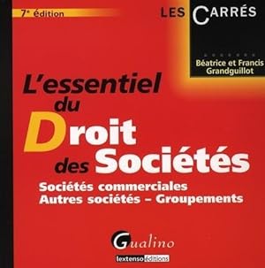 L'essentiel du droit des sociétés